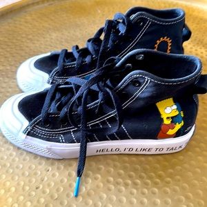 The Simpsons kids high tops